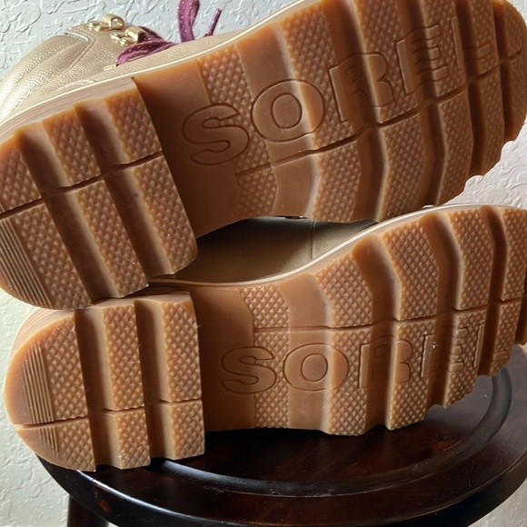 Sorel: Lennox Hiker Lux Booties - Fungi-Gold Conquest Sherpa- 9.5 - Picture 12 of 16